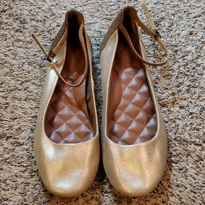 Gold Reef ballet flats